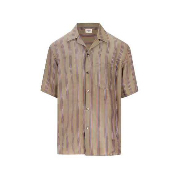 Saint Laurent Neutrals Shirts Men